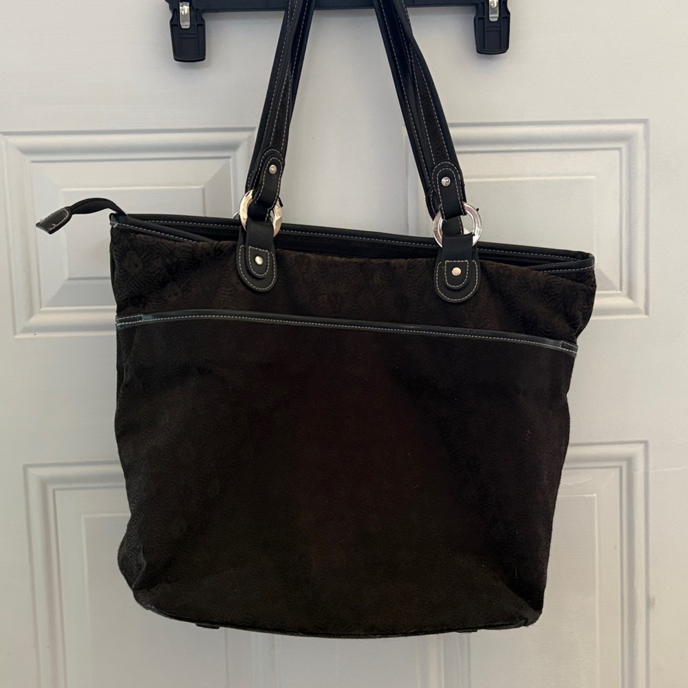 Elegant Anne Klein Black Tote Bag